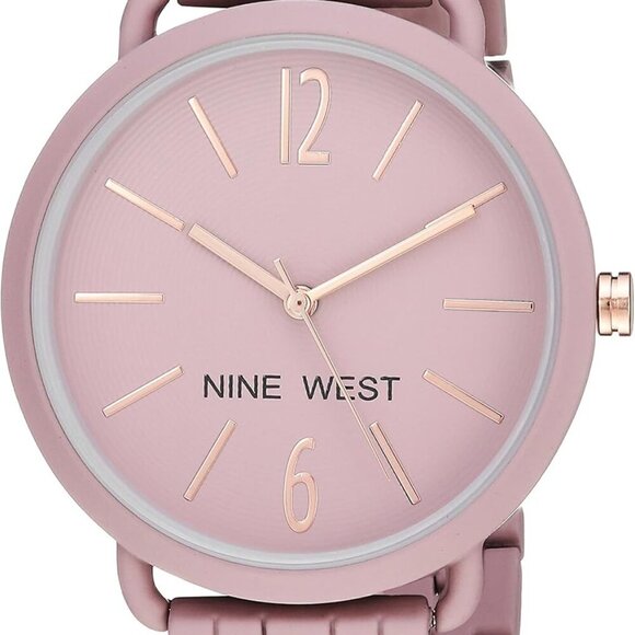 Chic 36mm Women's Rubberized Bracelet Watch with Japanese Quartz Movement - Picture 1 of 4